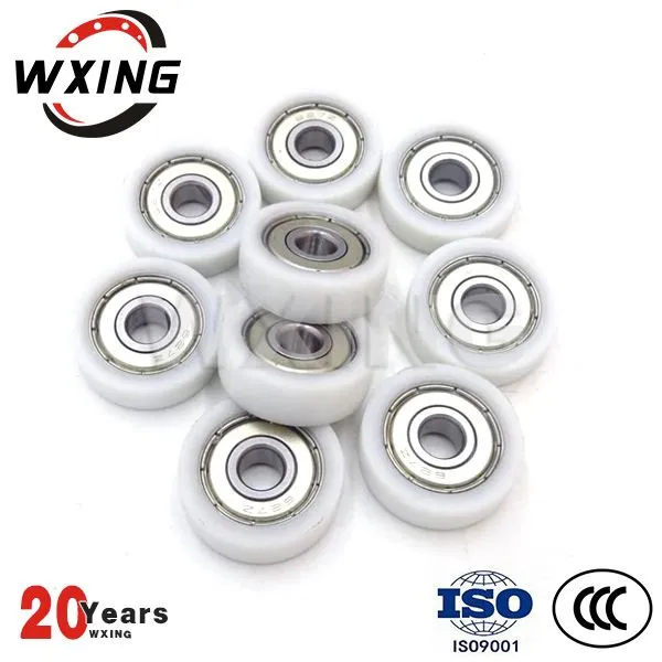 ربڑ لیپت گہری نالی بال بیئرنگ 627ZZ