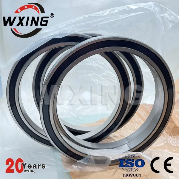 61844 2RS ہائی کوالٹی کا پتلا وال سیکشن ڈیپ گروو بال بیئرنگ 61844 2RS 61844M