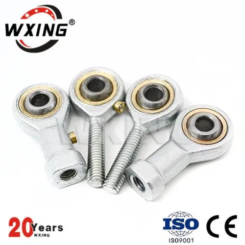 خود چکنا کرنے والا جوائنٹ راڈ ختم ہوتا ہے POS8 POS10 POS12 POS16 مردانہ دھاگے کا دائیں اور بائیں بال بیئرنگ جوائنٹ